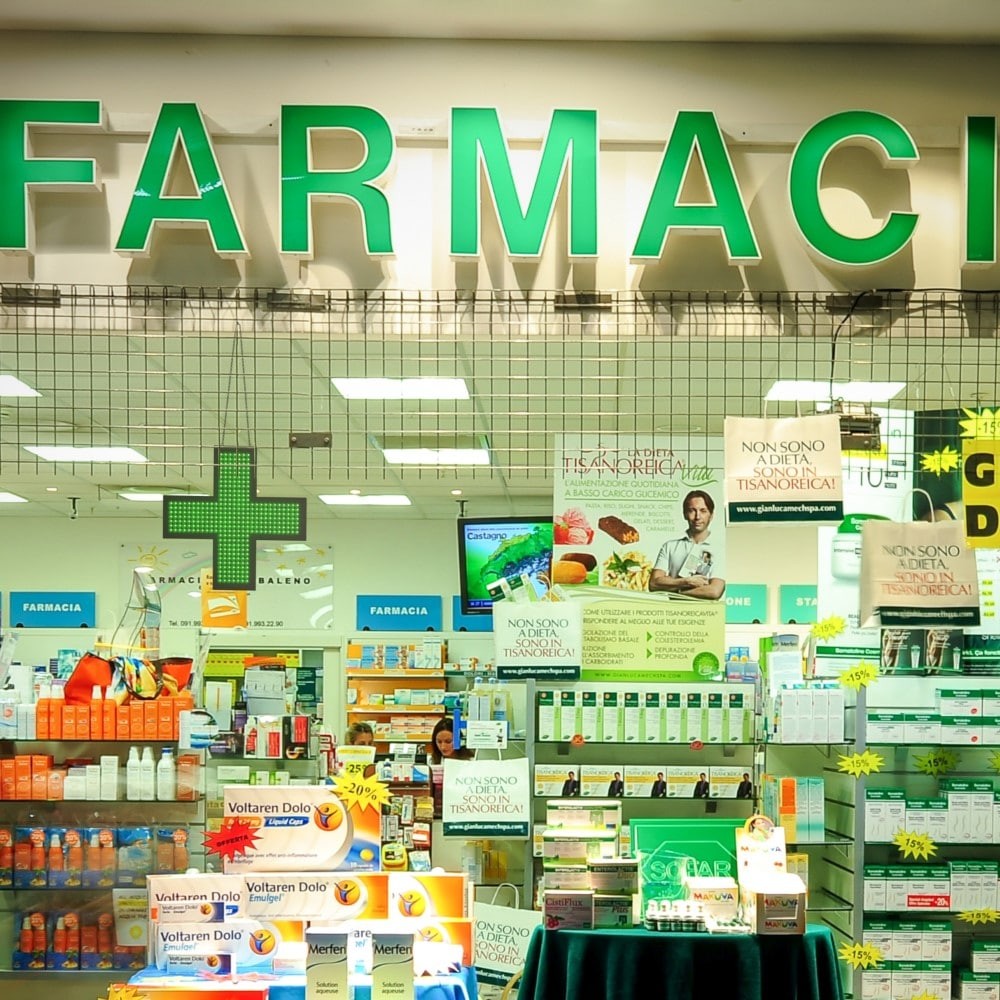 Cruz de farmacia LED monocolor verde - 60x60cm - Una cara - IP20