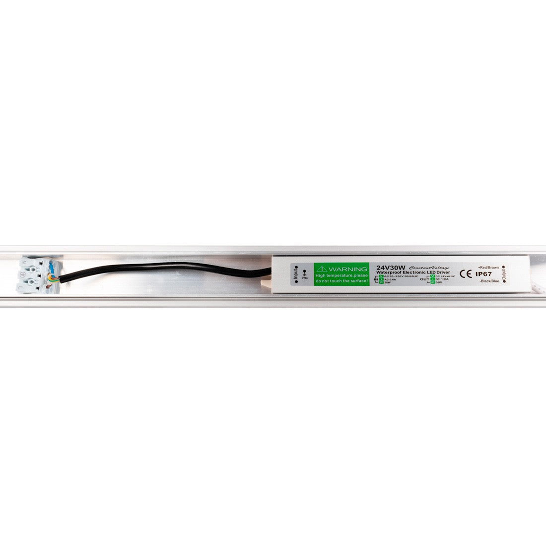Aplique de pared lineal madera "Wooden" - Dimmable - 24W - 100cm