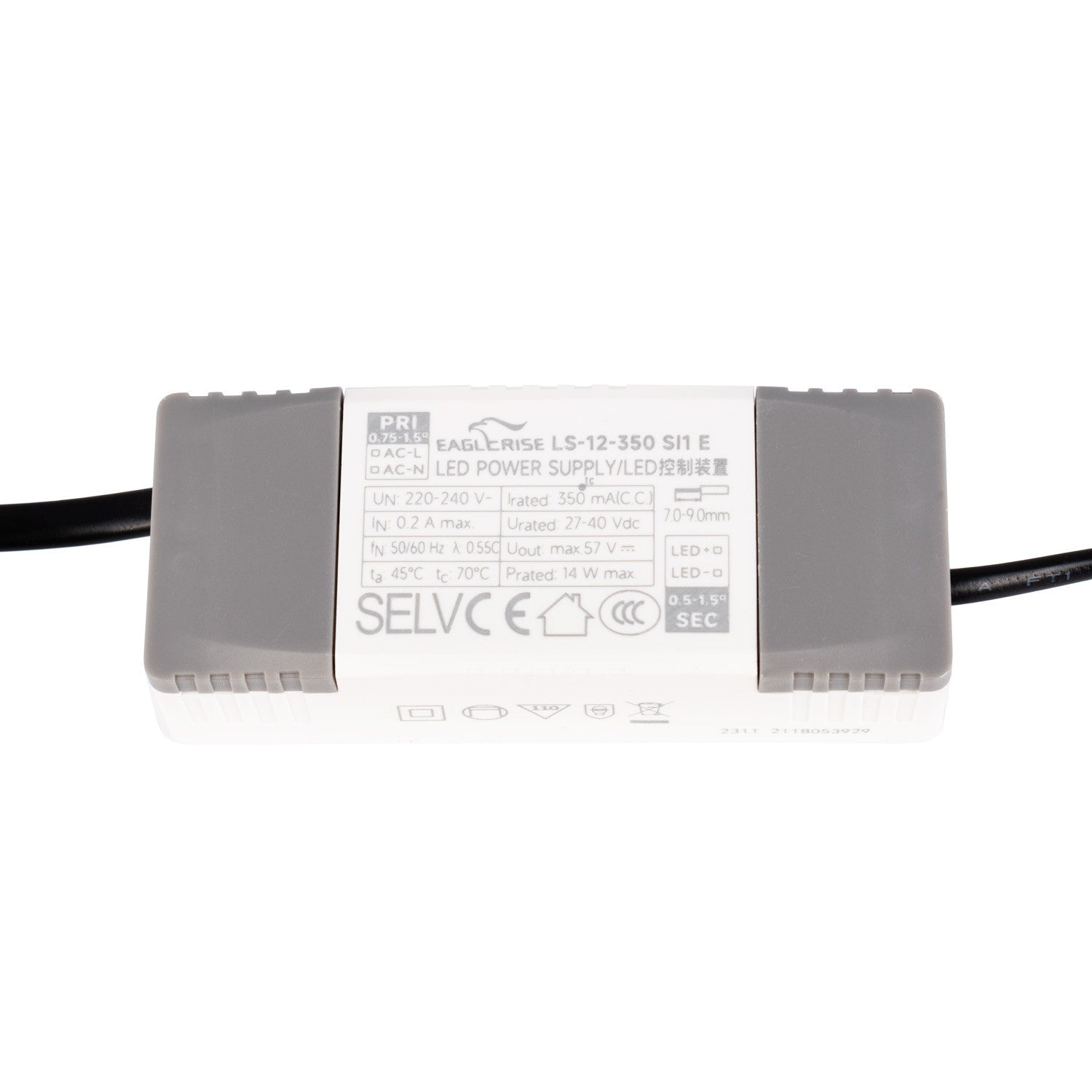 Módulo LED 15W para aro downlight MR16/GU10 - 45º - CRI 90
