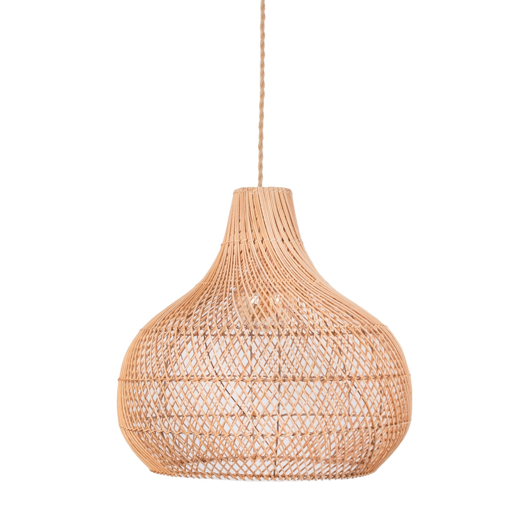 Lámpara colgante de mimbre "Samoa"
