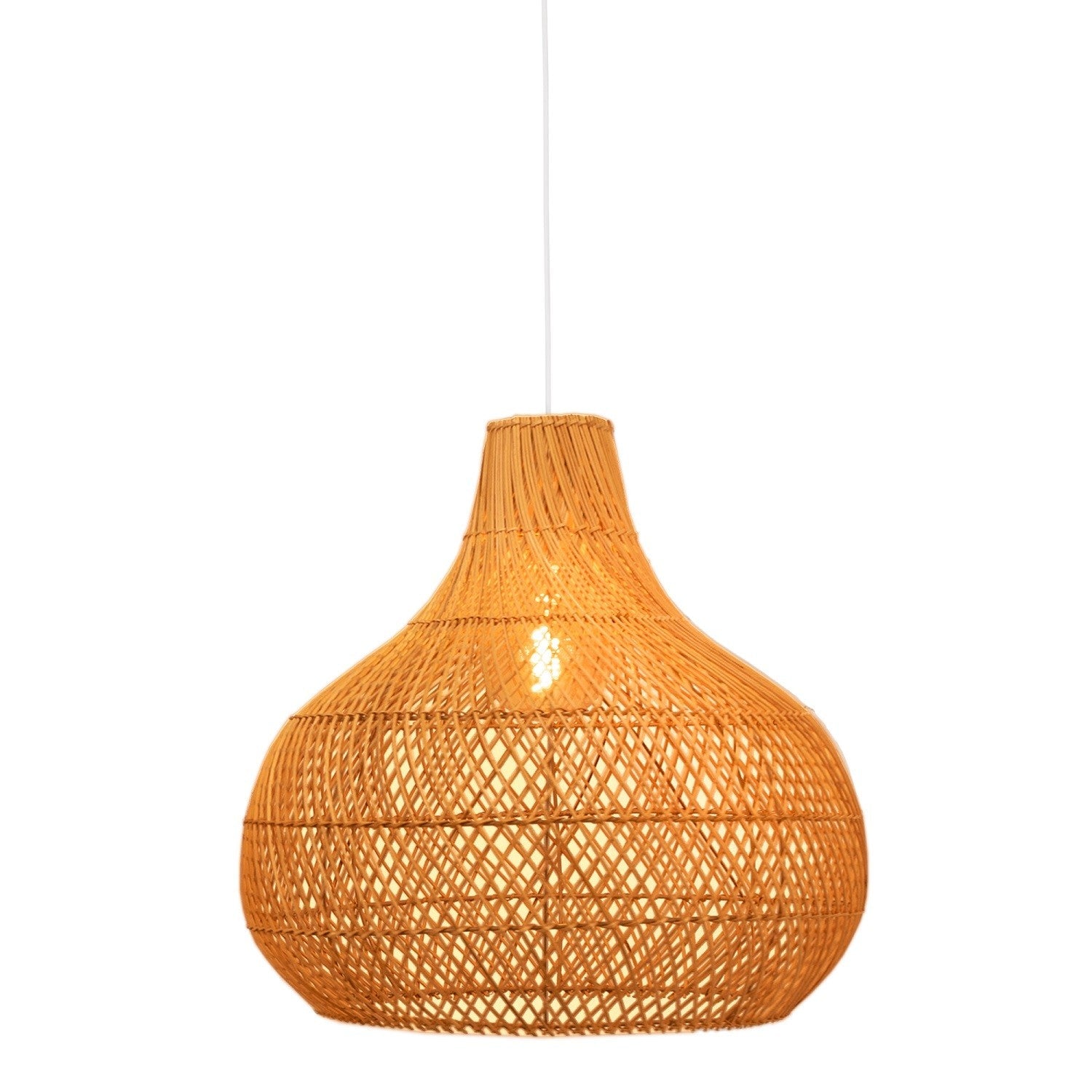 Lámpara colgante de mimbre "Samoa"