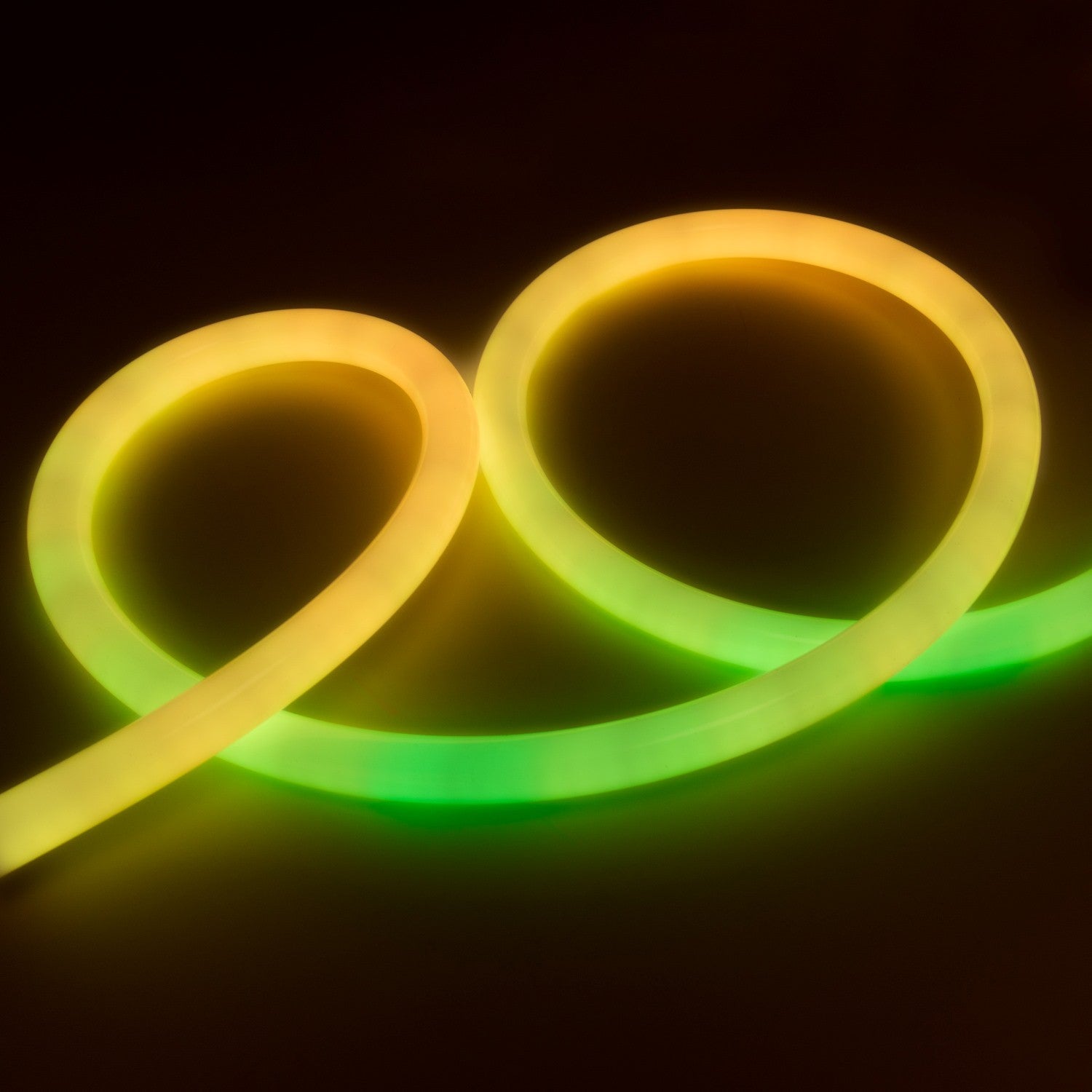 Neón LED flexible RGB inteligente IC - 360º circular - Ø22mm - 2 metros - 12V DC - 28W/m - IP65