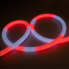 Neón LED flexible RGB inteligente IC - 360º circular - Ø22mm - 2 metros - 12V DC - 28W/m - IP65