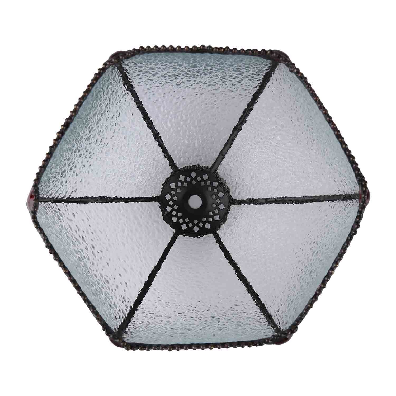 Lámpara de mesa "Candice" inspiración "Tiffany" - Ø 20cm