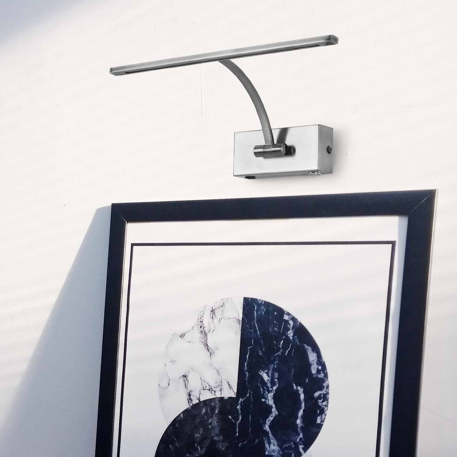 Aplique para cuadros LED con bateria recargable - Dimmable - 4W - 34cm