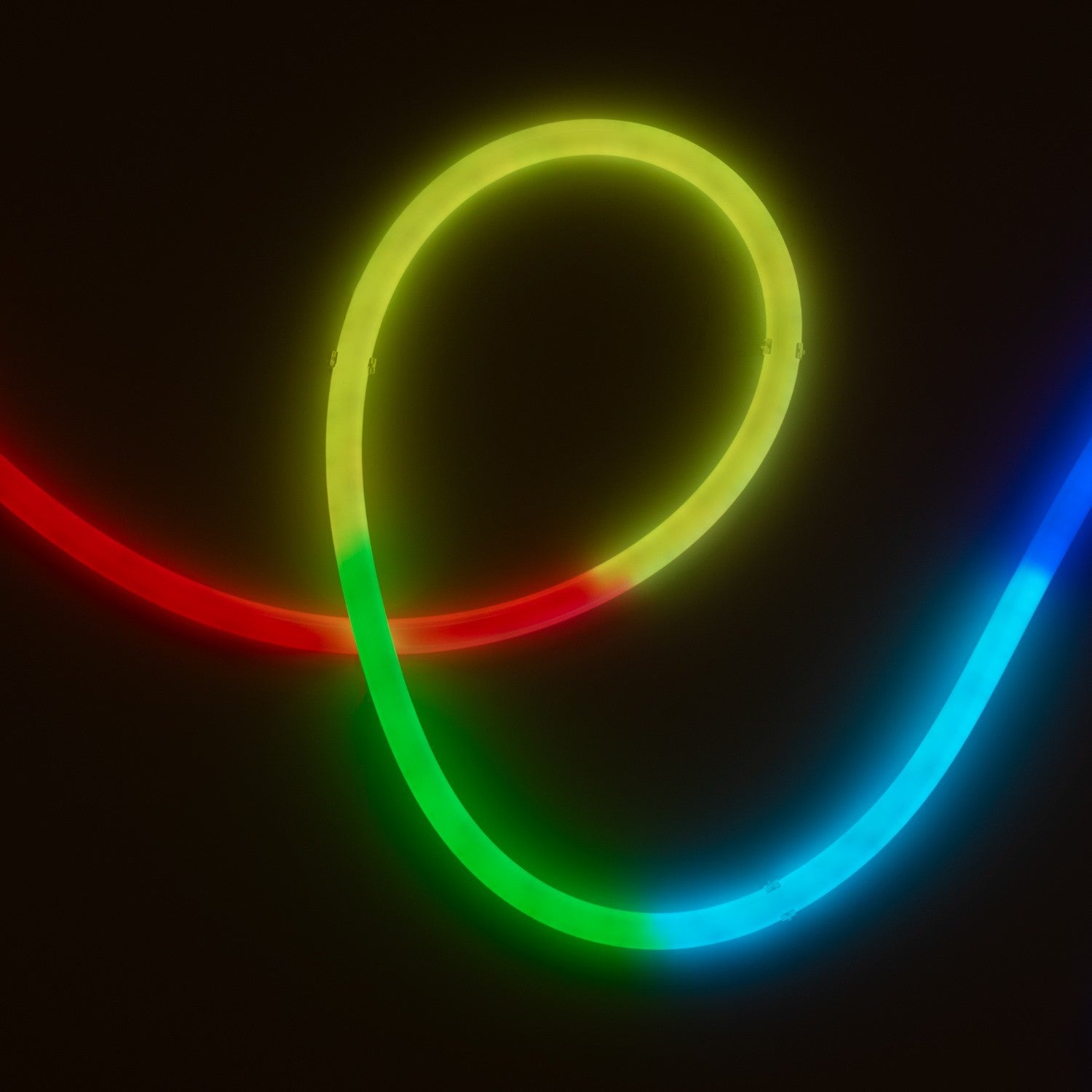 Neón LED flexible RGB inteligente IC - 360º circular - Ø22mm - 4 metros - 12V DC - 28W/m - IP65