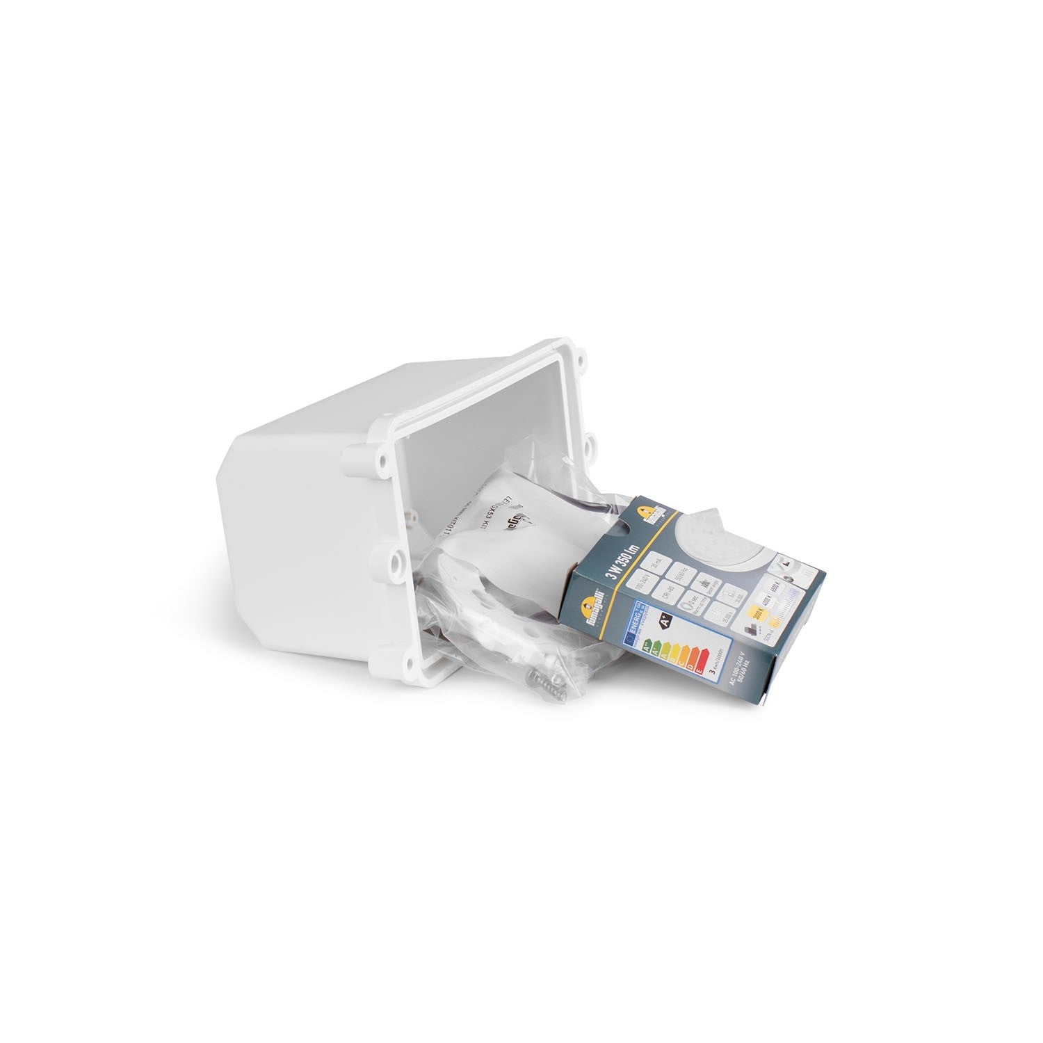 Baliza exterior LED empotrable pared Fumagalli "Leti 200 HS" 3W -  IP66 - GX53 - CCT