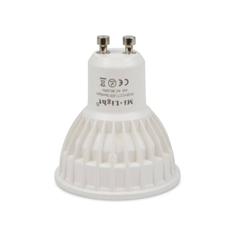 Bombilla GU10 LED RGBW+CCT - 4W - Control por RF - 240lm - Milight