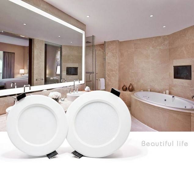 Downlight LED estanco empotrable CCT - 7W - IP44 - Corte Ø 68-75mm