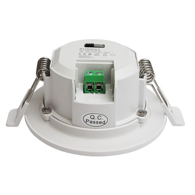 Downlight LED estanco empotrable CCT - 7W - IP44 - Corte Ø 68-75mm