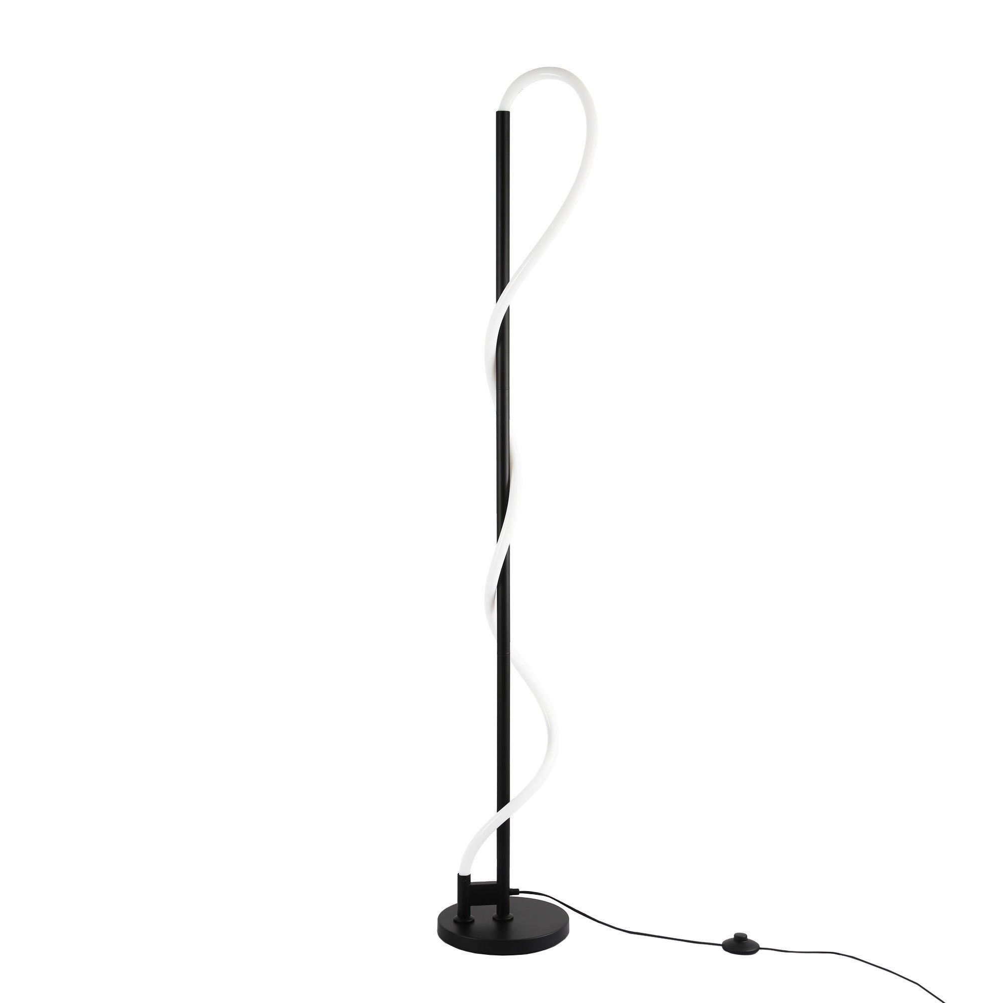 Lámpara de pie moderna neón ondulante "Corda" - 360º - Regulable - 30W - 3000K