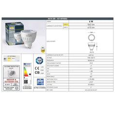 Bombilla GU10 LED - 6W - CCT - Fumagalli