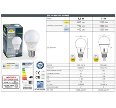 Bombilla LED E27 A60 - 11W - CCT - Fumagalli