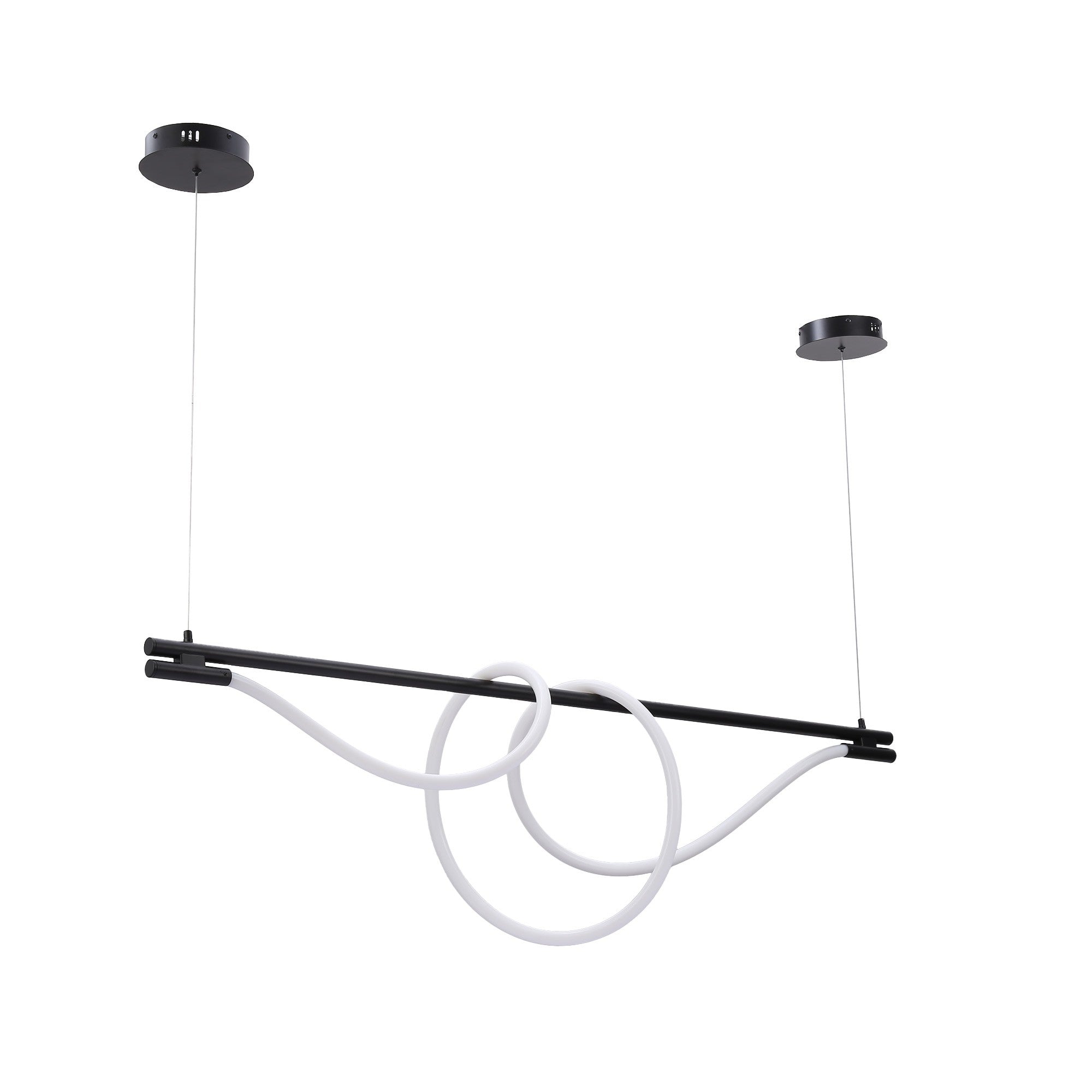 Lámpara colgante moderna neón ondulante "Corda" - 360º - 45W - 3000K