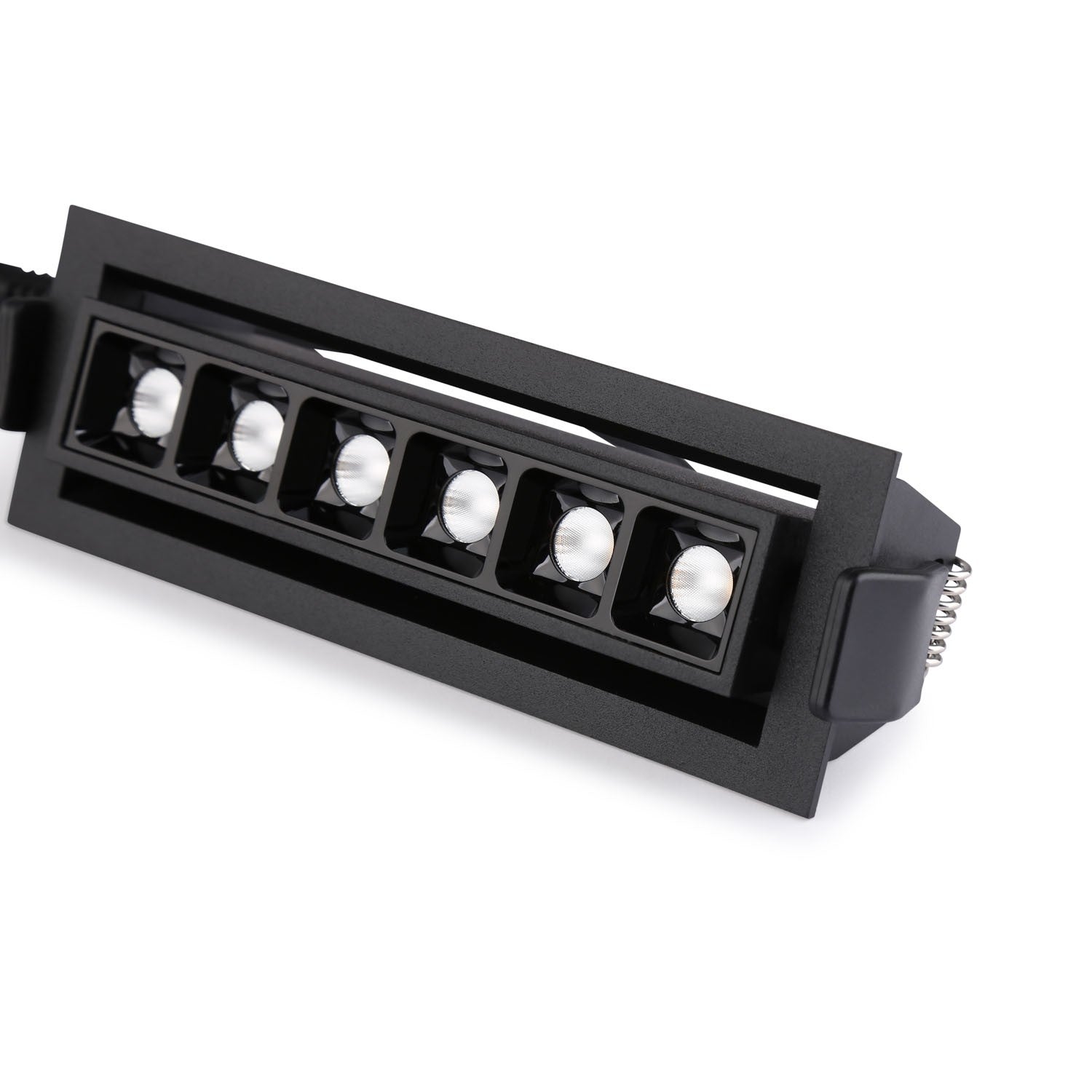 Foco lineal LED empotrable 10W - Orientable - UGR18 - CRI90 - Chip OSRAM - 2800K
