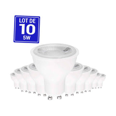 Pack x 10 - Bombilla GU10 LED 5W