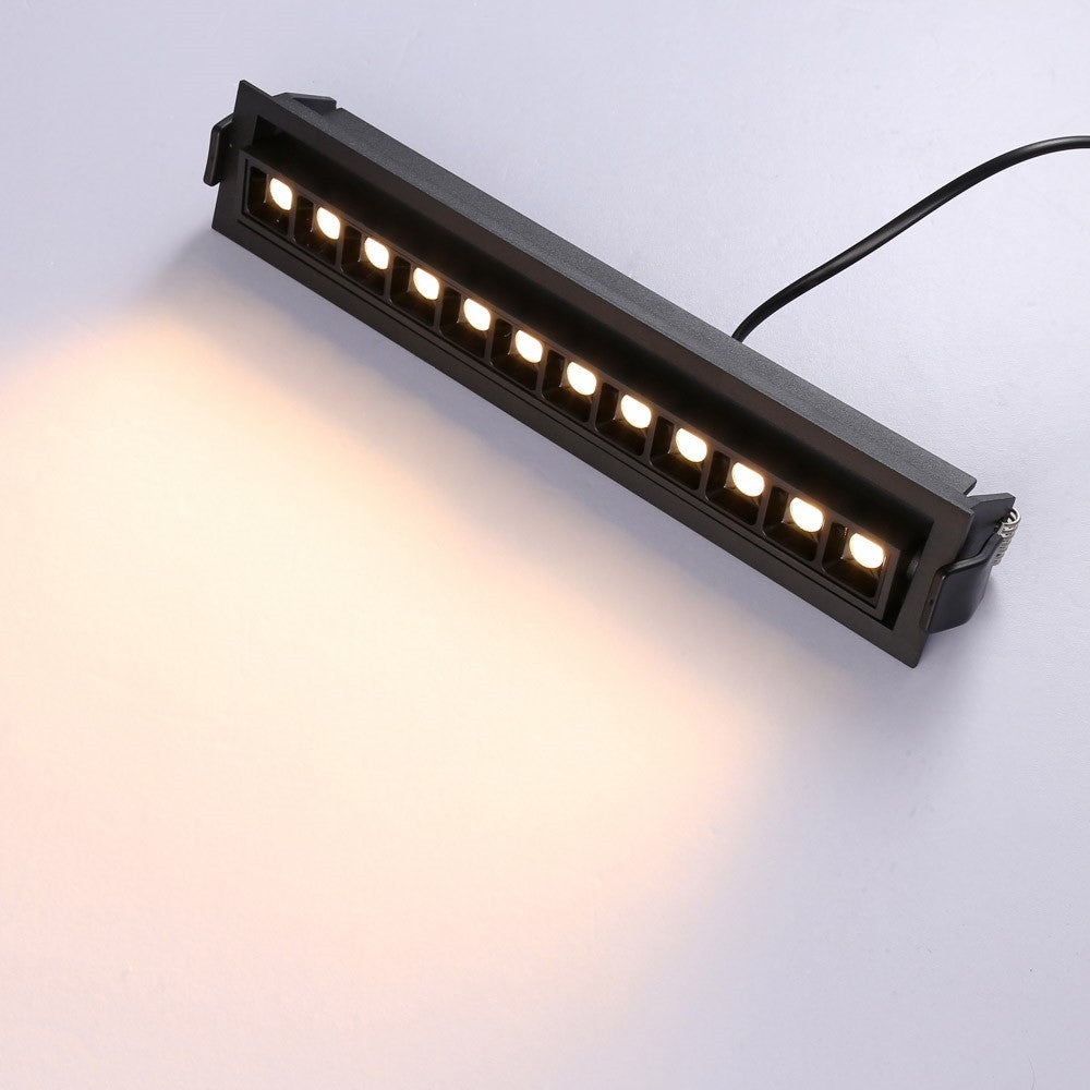 Foco lineal LED empotrable 20W - Orientable - UGR18 - CRI90 - Chip OSRAM - 2800K
