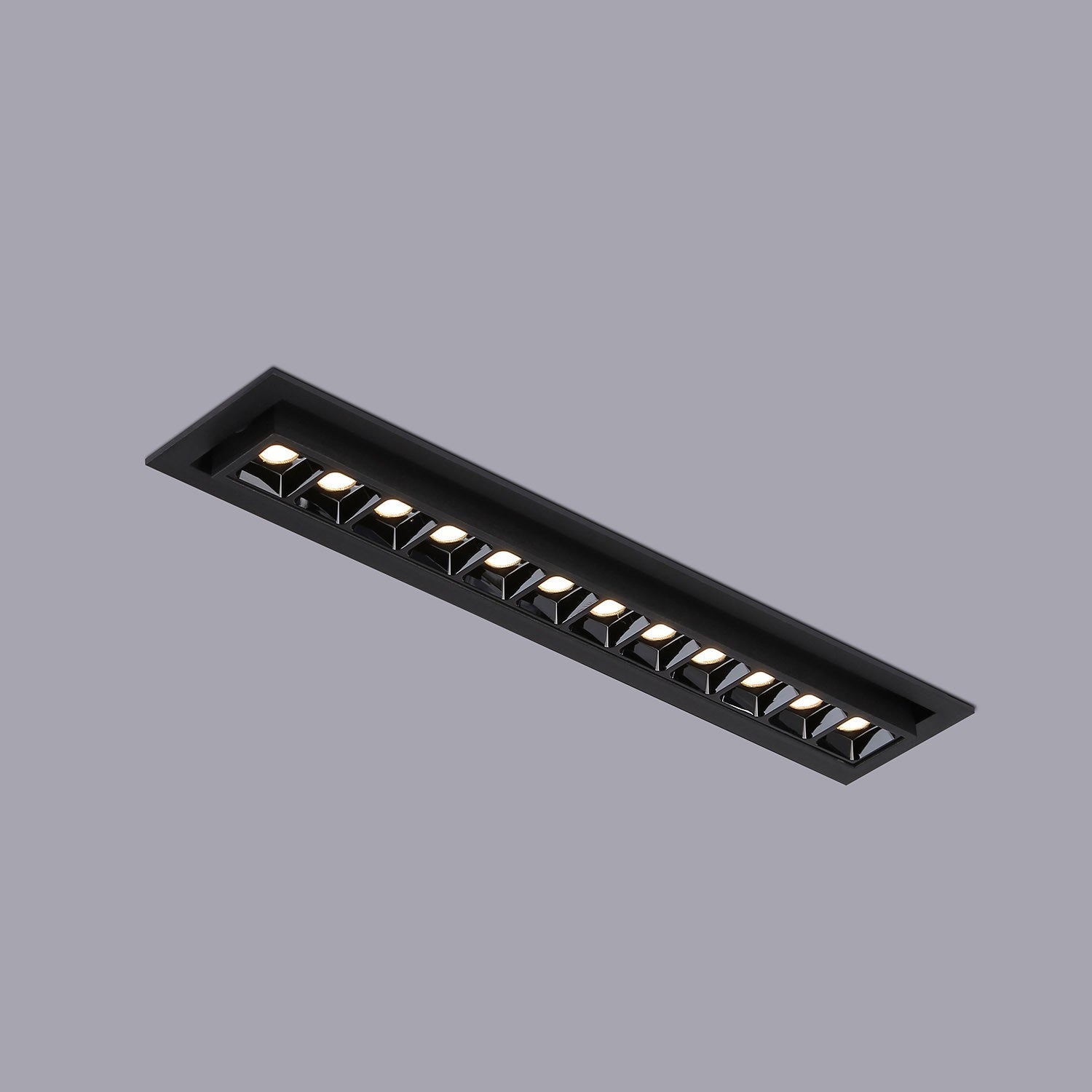 Foco lineal LED empotrable 20W - Orientable - UGR18 - CRI90 - Chip OSRAM - 2800K