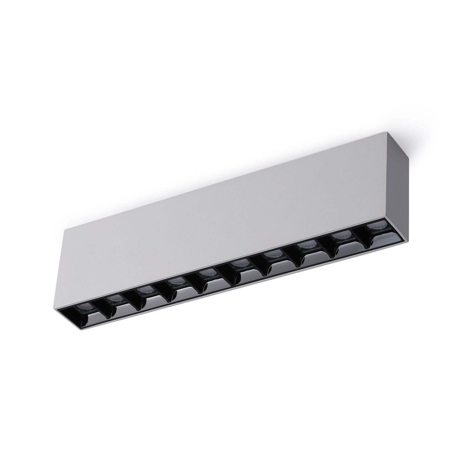 Foco lineal LED superficie color blanco - 20W - UGR18 - CRI90 - Chip OSRAM