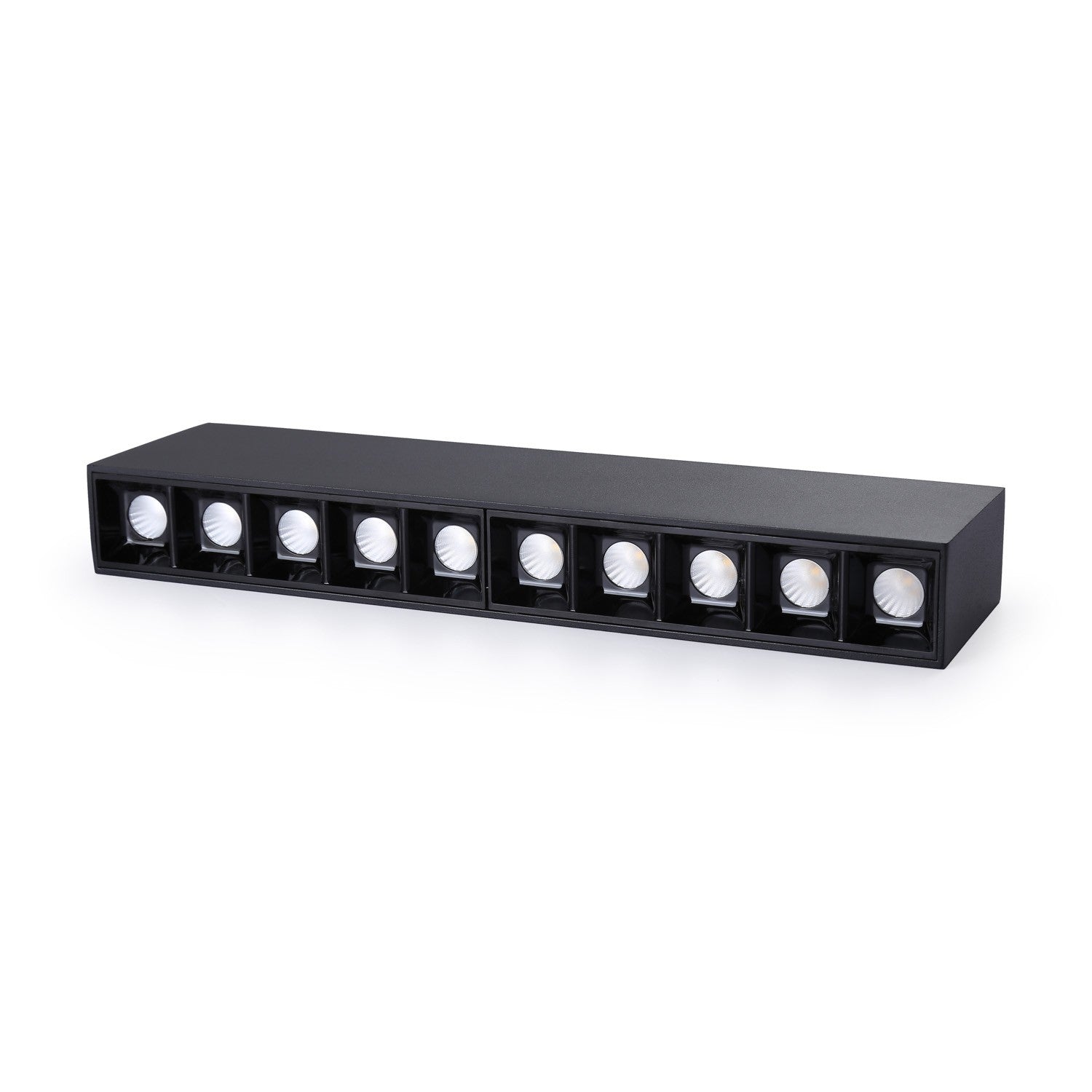Foco lineal LED superficie color blanco - 20W - UGR18 - CRI90 - Chip OSRAM