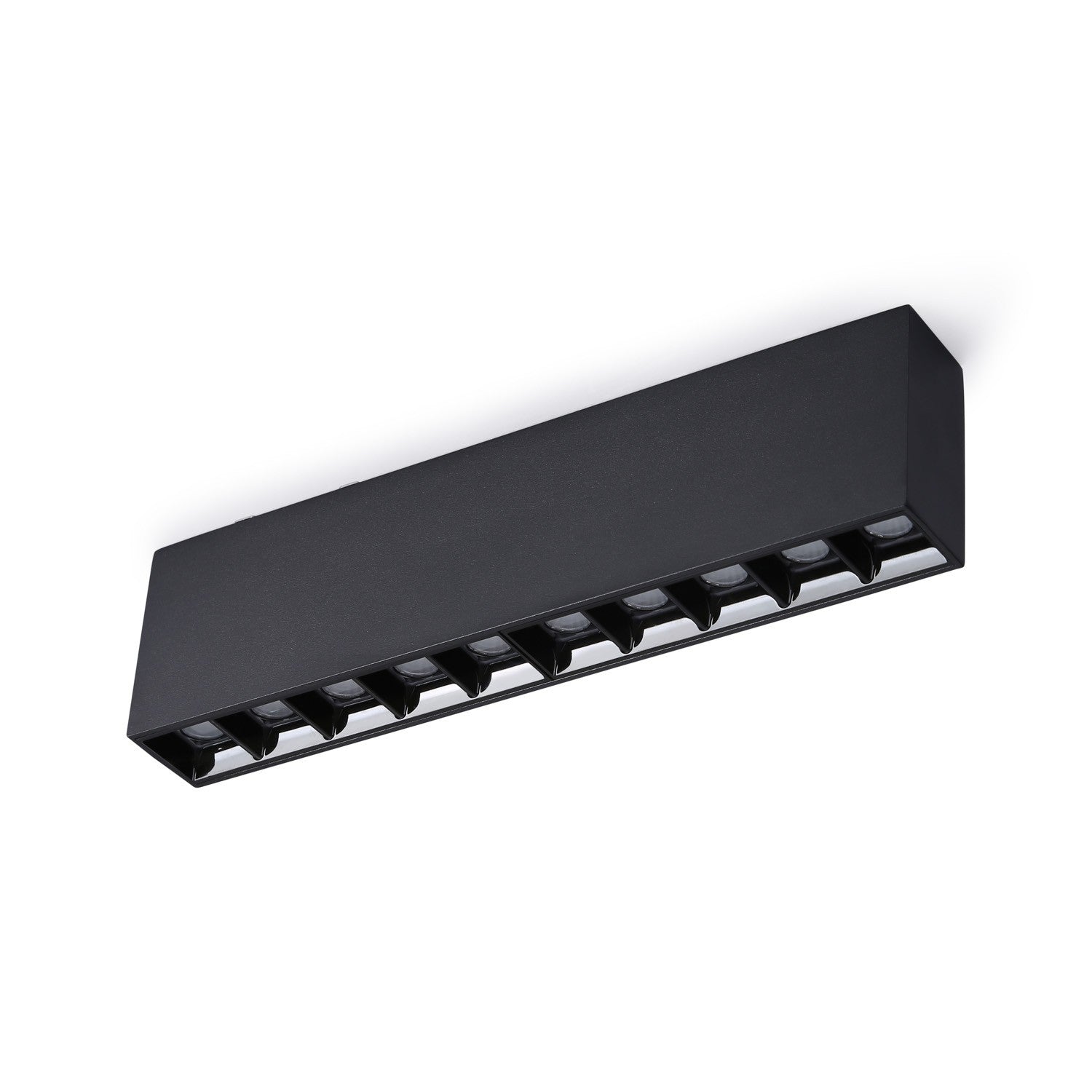 Foco lineal LED superficie color blanco - 20W - UGR18 - CRI90 - Chip OSRAM