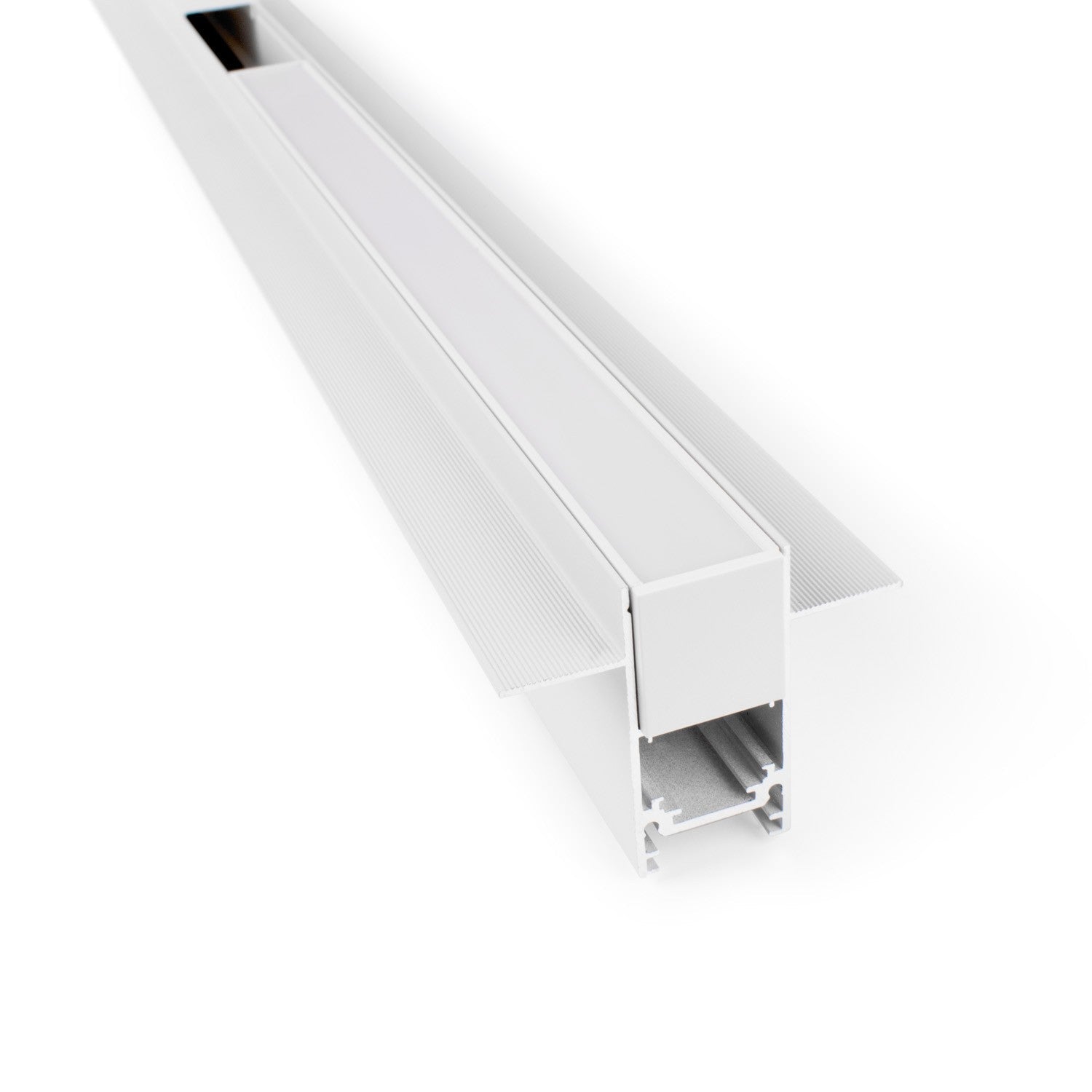 Luminaria lineal LED opal para carril magnético 48V - 10W