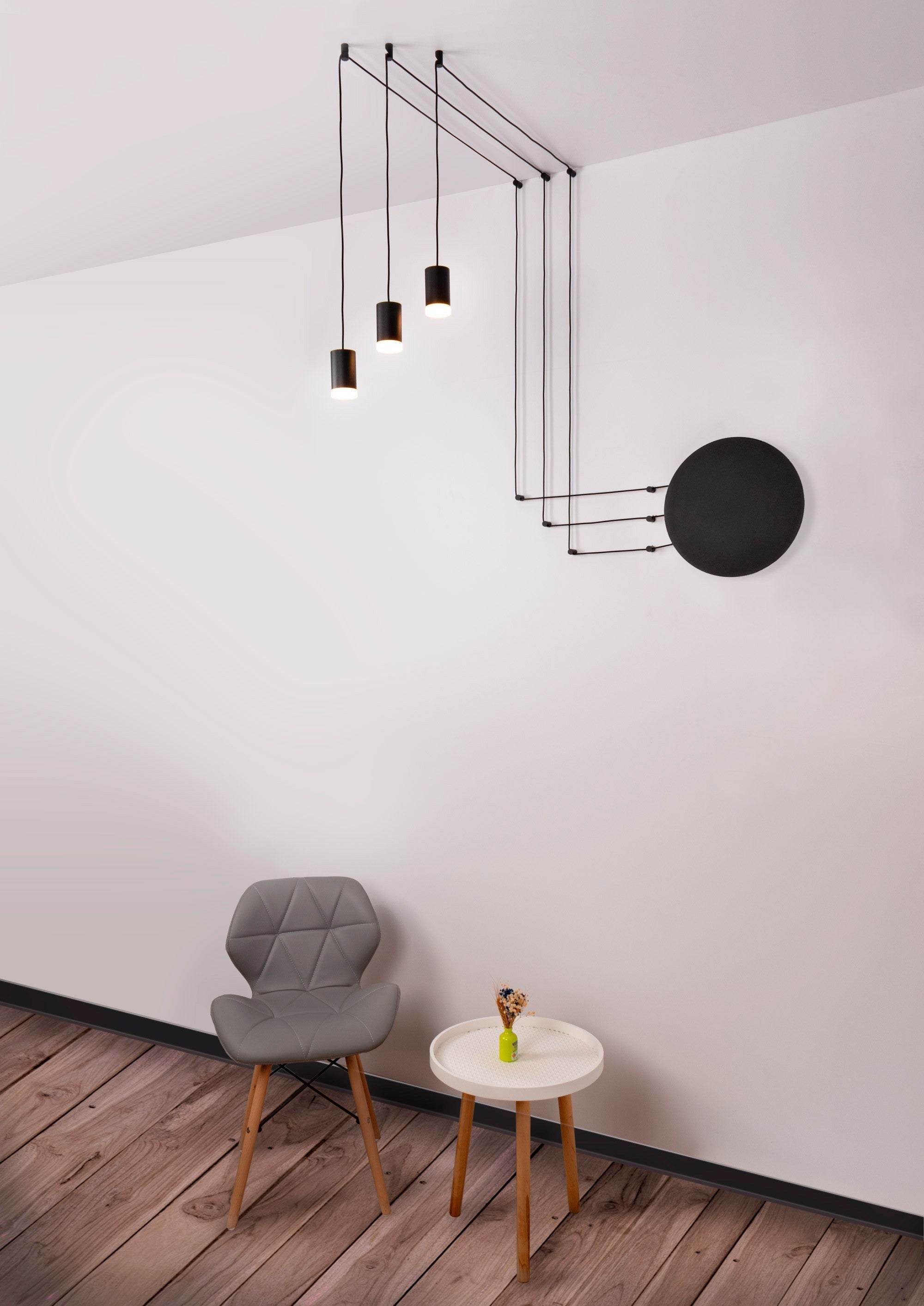 Lámpara colgante de diseño "Nébula" - 3x6W