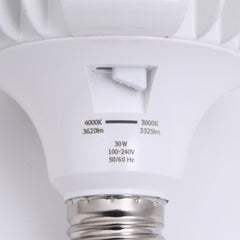 Bombilla LED E27 alta potencia -30W - CCT - Fumagalli - ø100mm