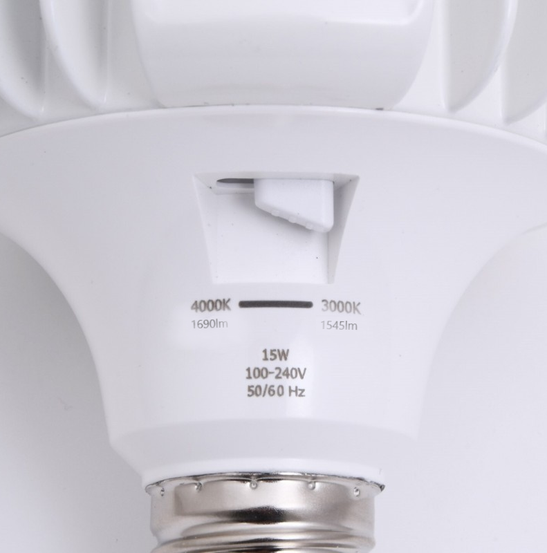 Bombilla LED E27 alta potencia -15W - CCT - Fumagalli - ø100mm