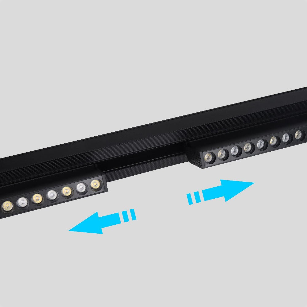 Luminaria lineal orientable para carril magnético CCT - 20W - UGR18 - Mi Light