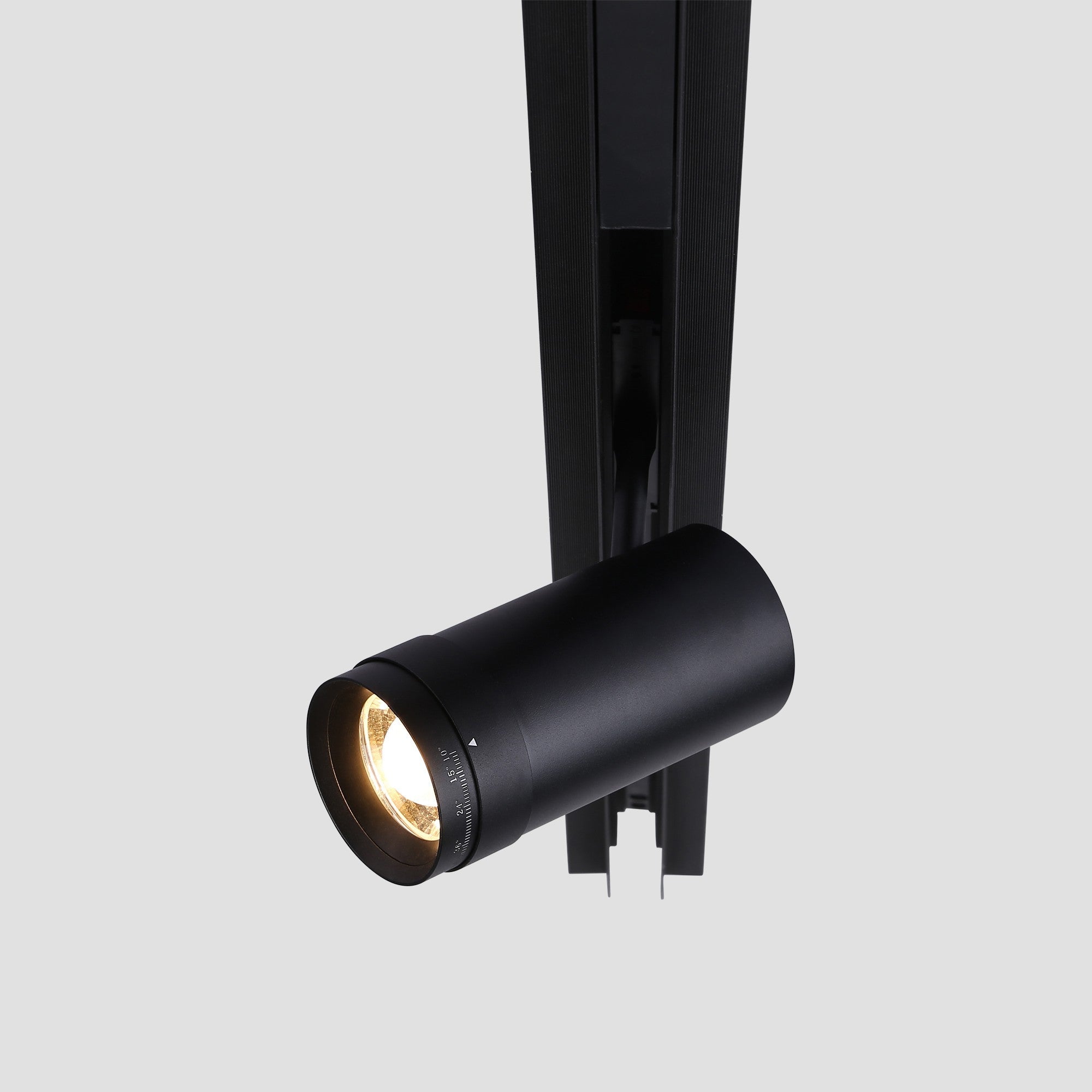 Foco LED para carril magnético con Zoom 10-55º - 48V - 25W