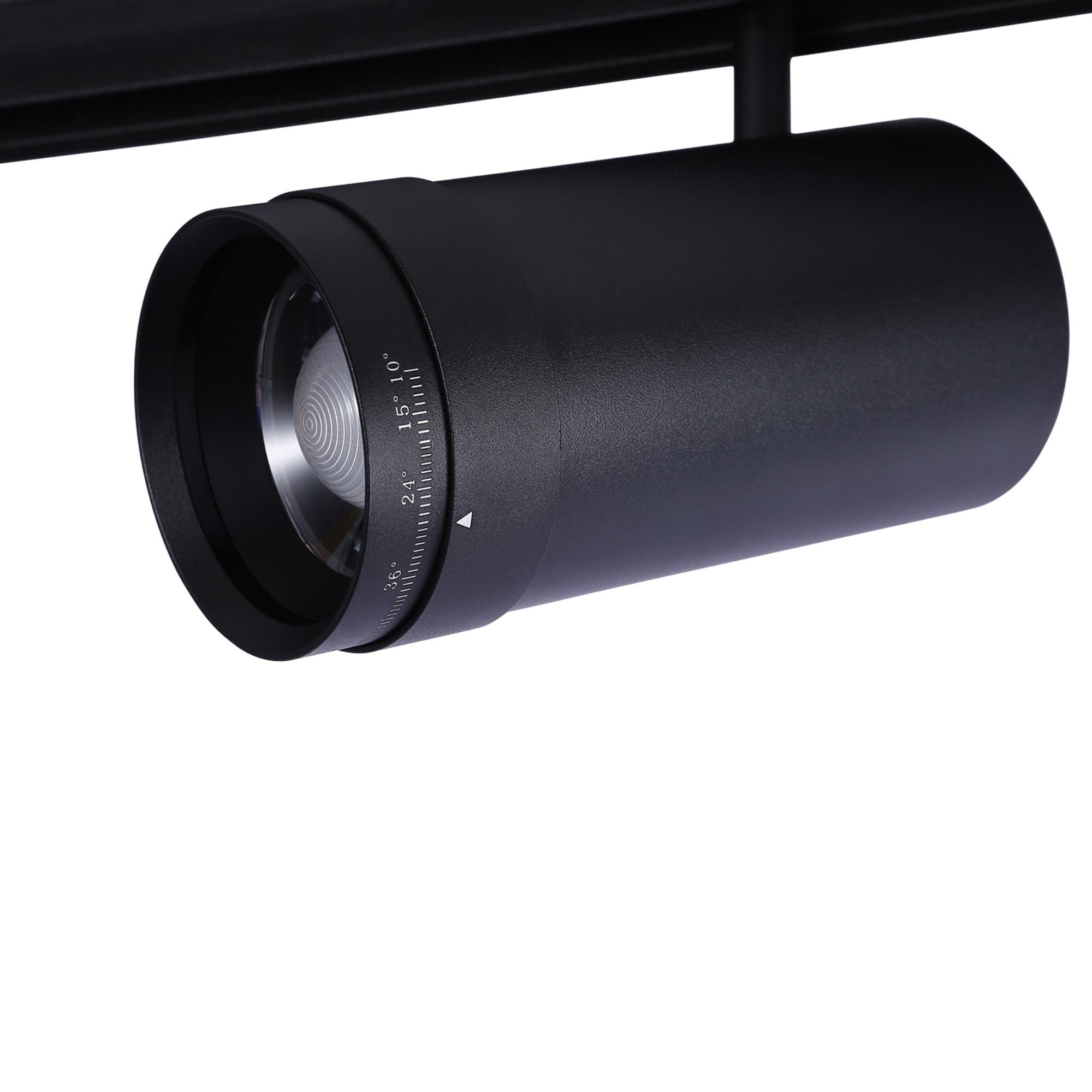 Foco LED para carril magnético con Zoom 10-55º - 48V - 25W
