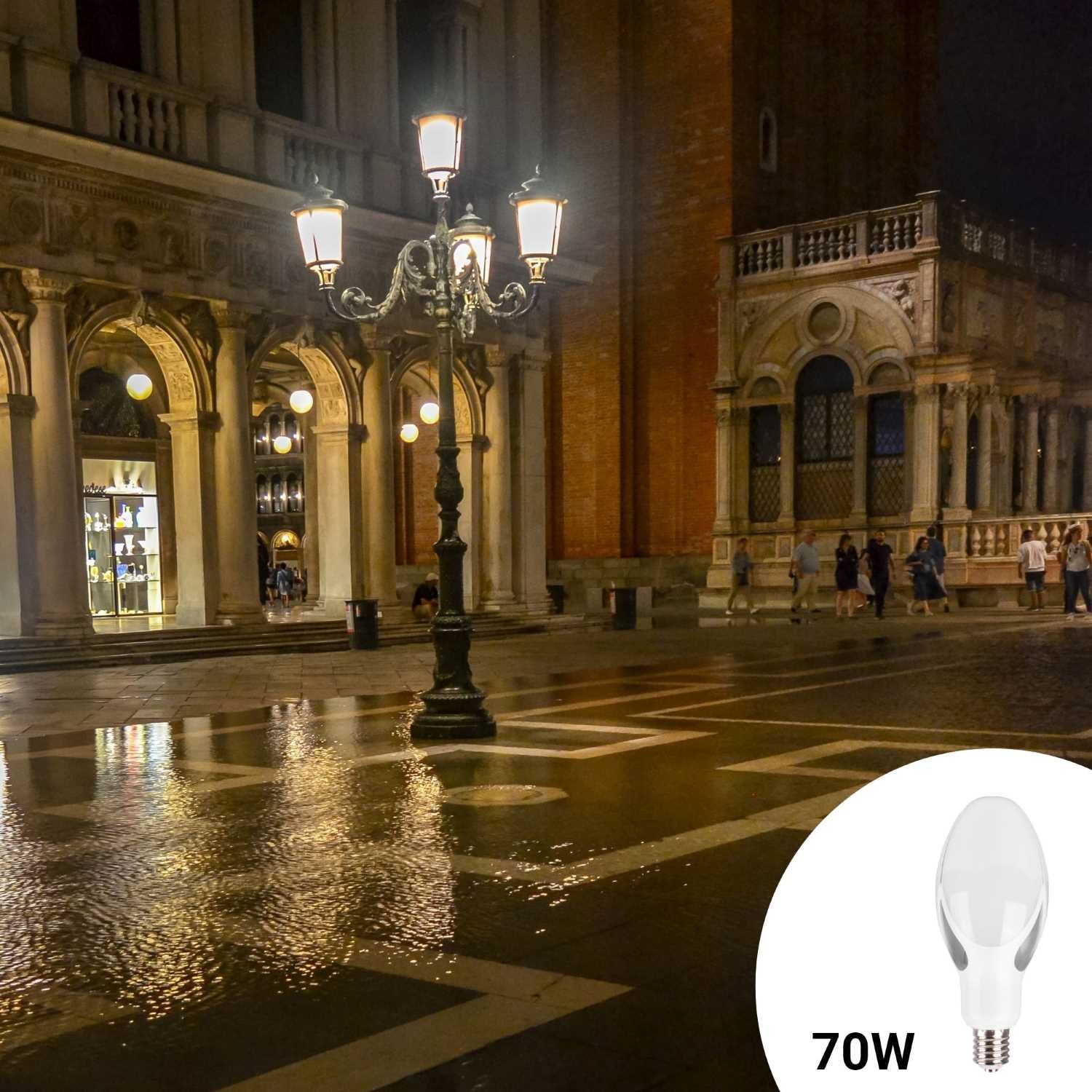 Bombilla industrial LED E40 - 70W - ⌀120mm