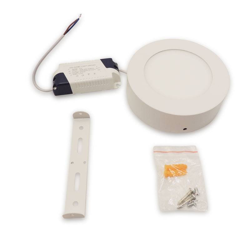Plafón techo LED circular 6W - Ø11,5cm - 365lm