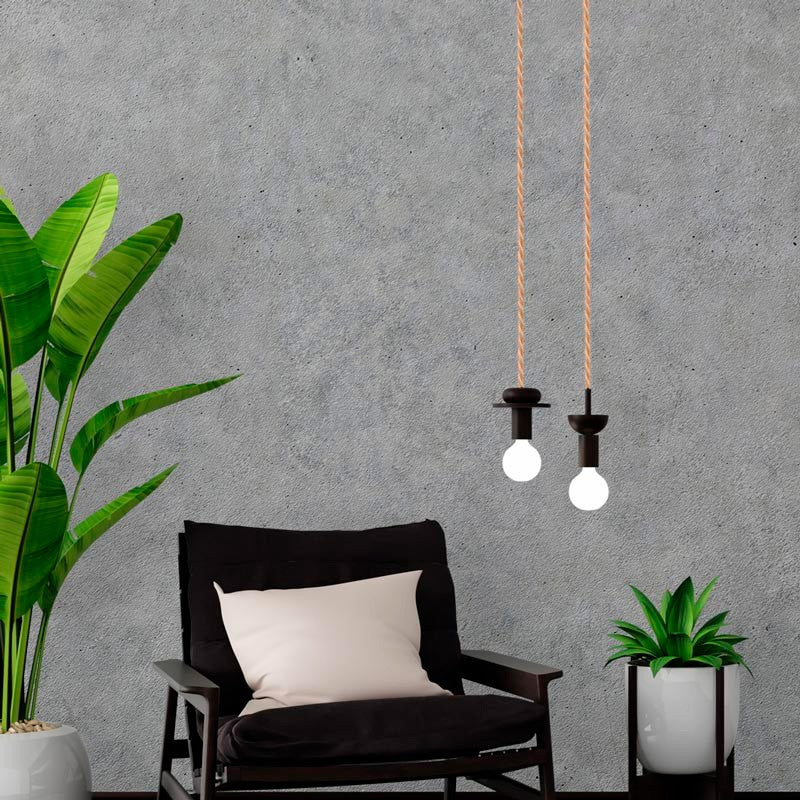Cable eléctrico trenzado en tejido efecto seda gold rose