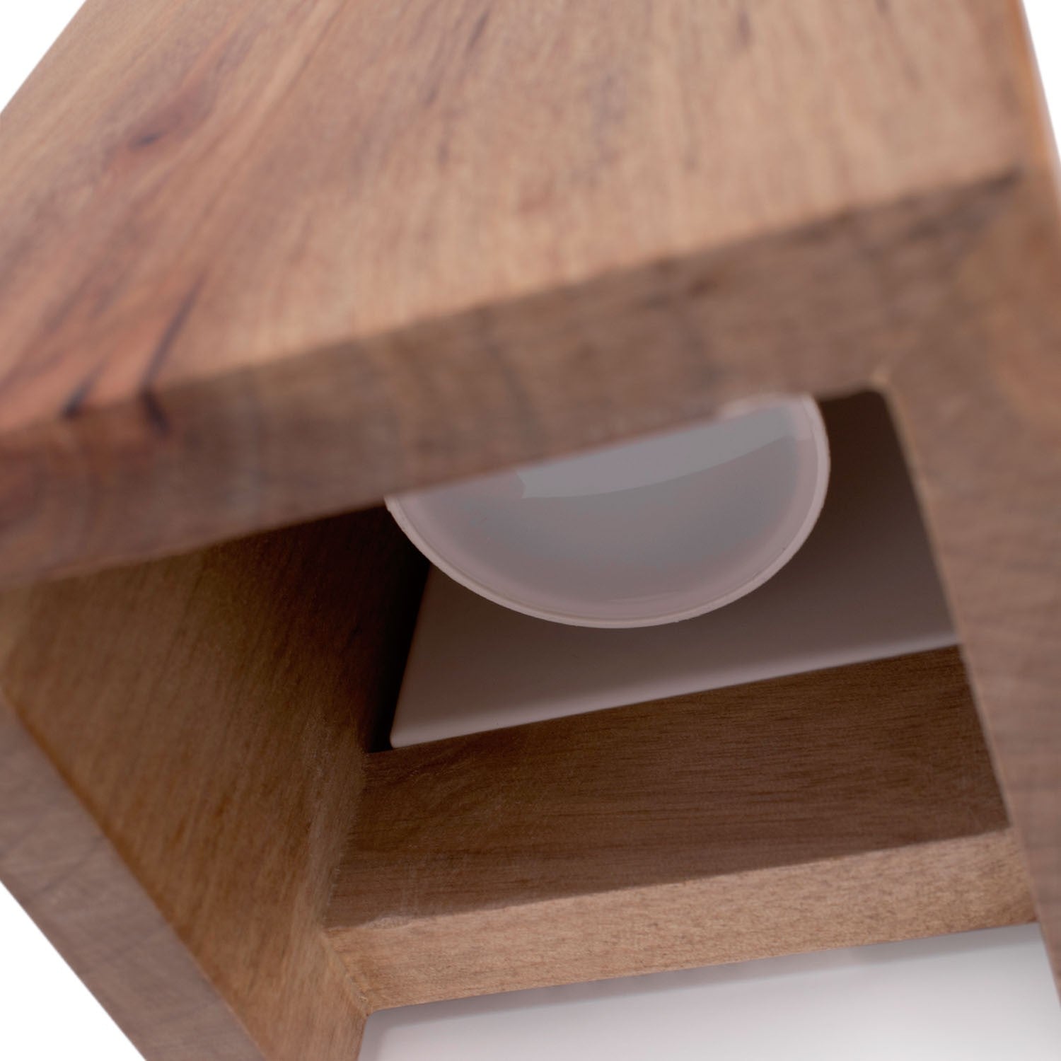 Aplique de pared bidireccional madera "Durga" - 2 x GU10 - Interior