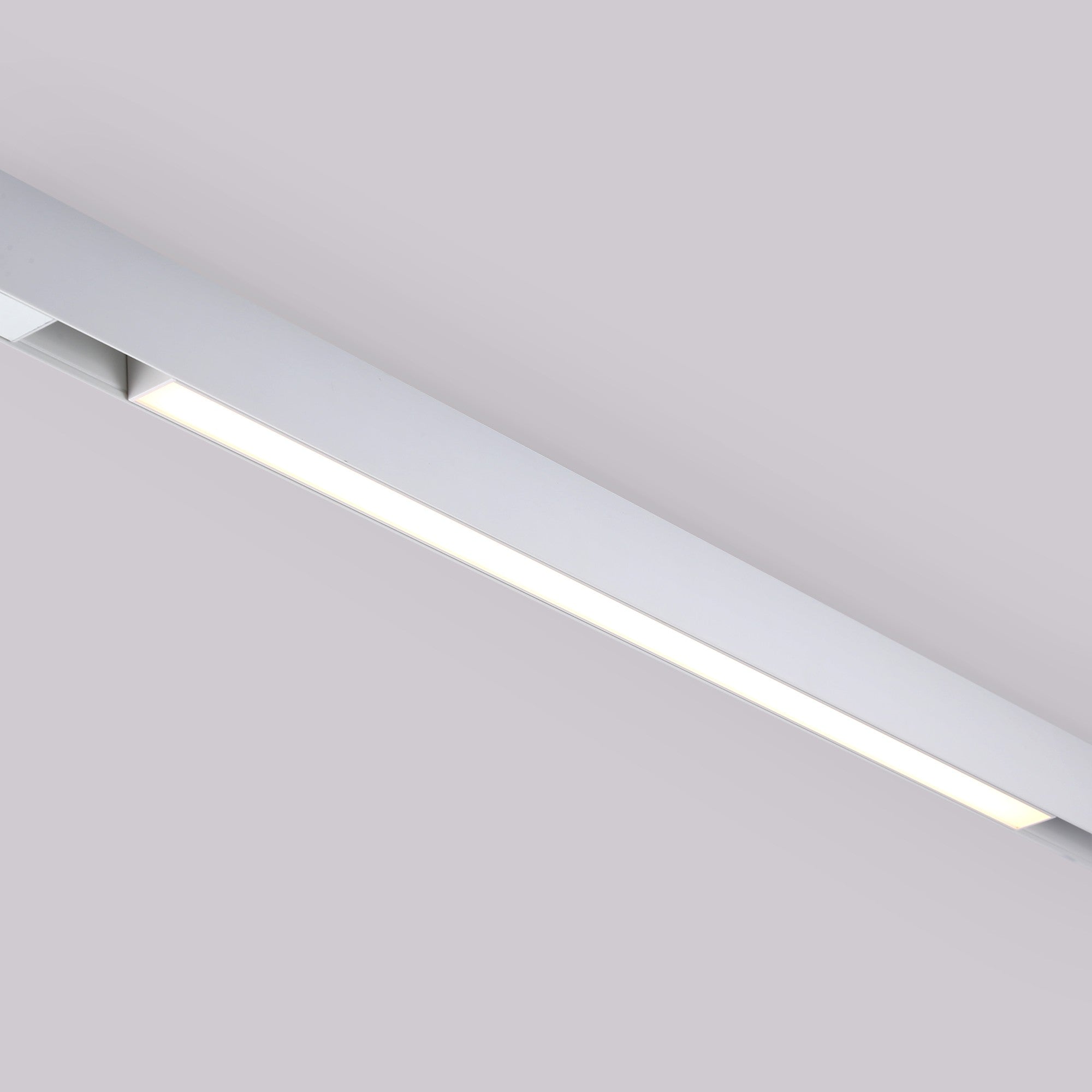 Luminaria lineal LED opal para carril magnético 48V - 20W