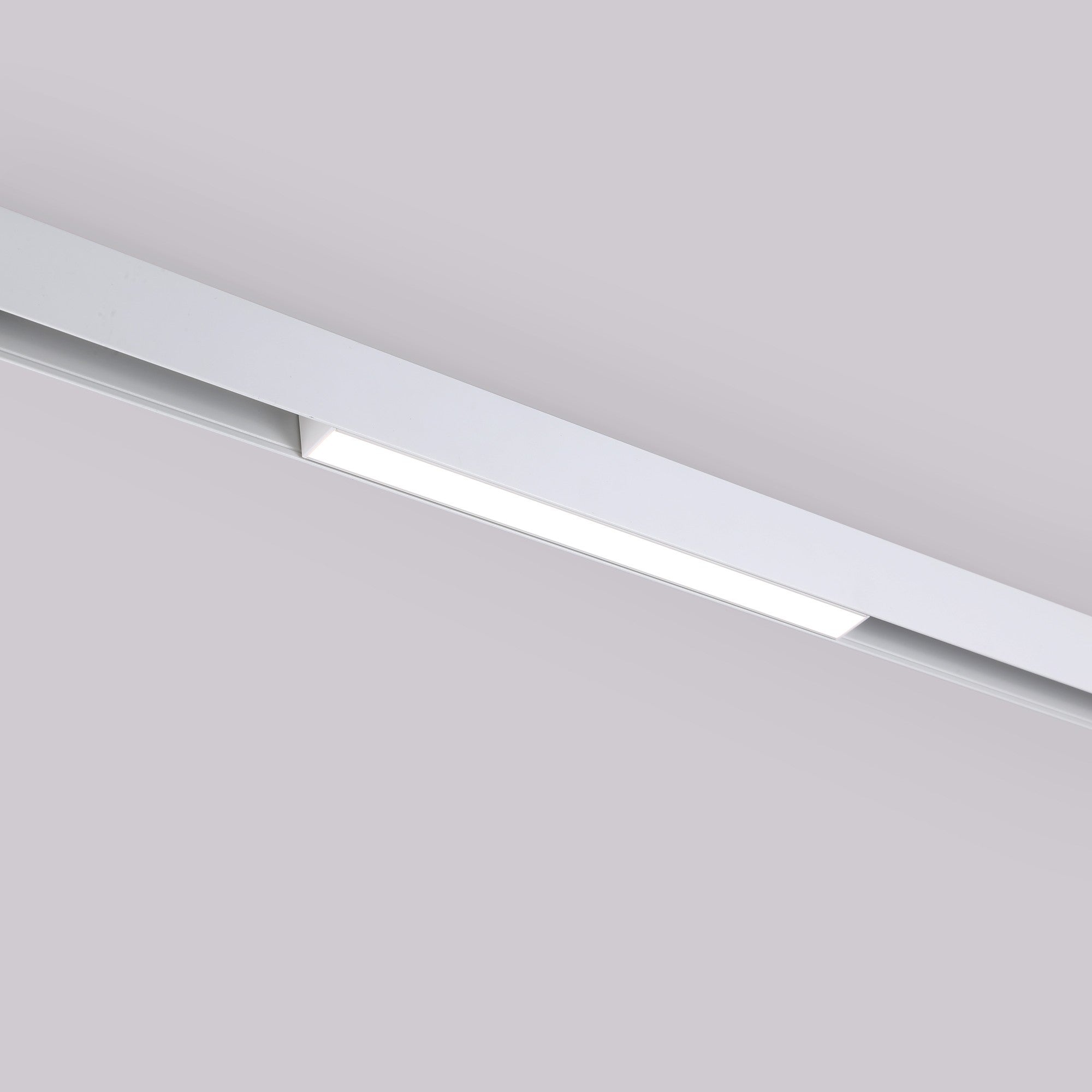 Luminaria lineal LED opal para carril magnético 48V - 10W