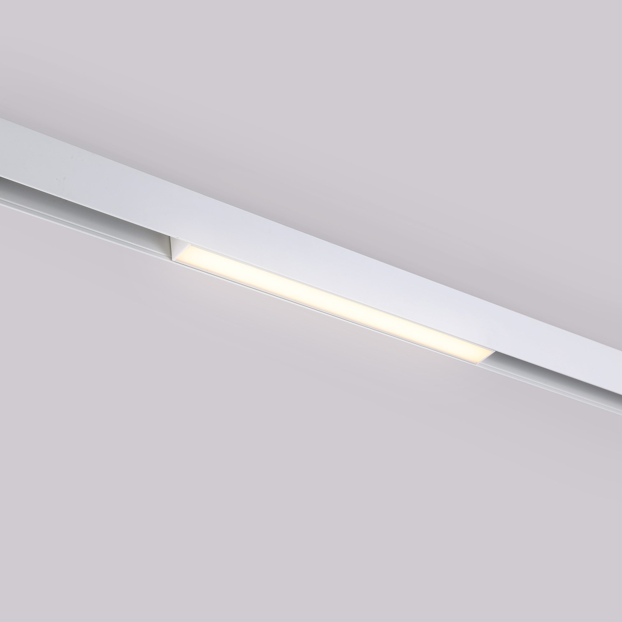 Luminaria lineal LED opal para carril magnético 48V - 10W