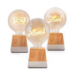 Bombilla decorativa filamento "Hearts" E27 G125 - 4W - 2200K