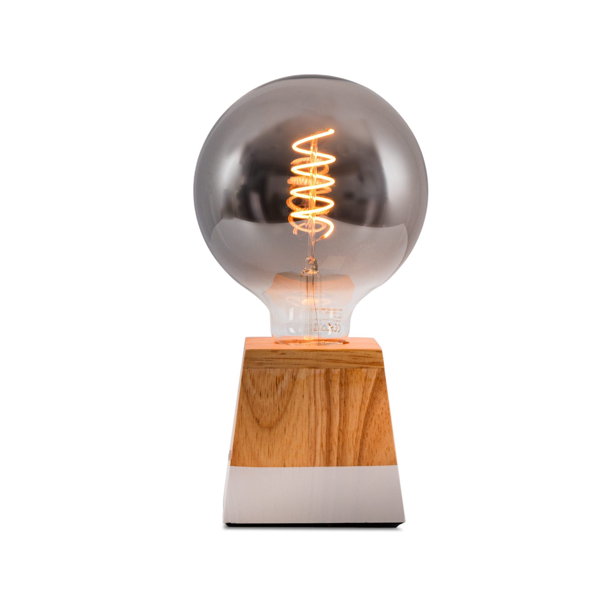 Bombilla decorativa con tinte ahumado filamento "Smoky" E27 G125 - 4W - 2200K