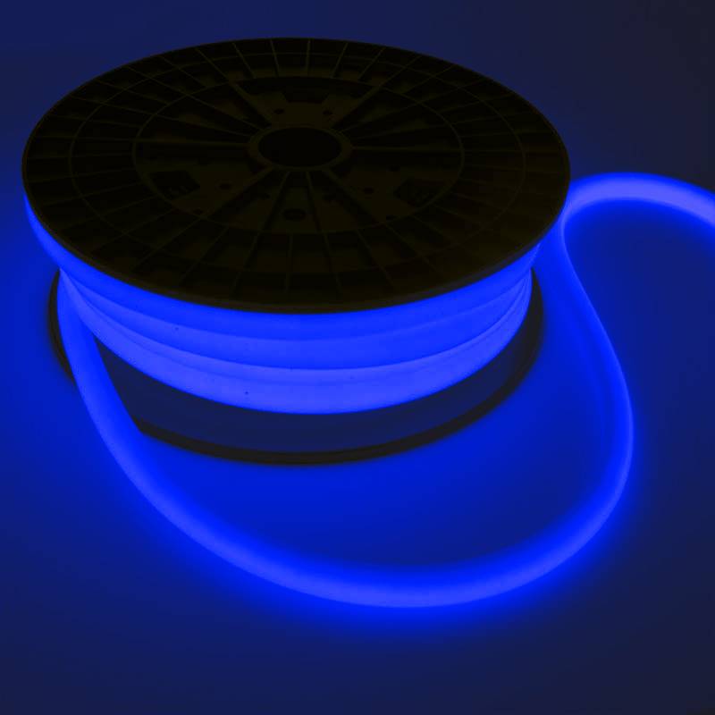 Neón LED flexible 24V DC - 12x12mm - 10 metros -  Kit completo - 180 LED/m - 12W/m - IP65 - Curvatura vertical