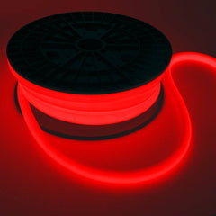 Neón LED flexible 24V DC - 12x12mm - 10 metros -  Kit completo - 180 LED/m - 12W/m - IP65 - Curvatura vertical