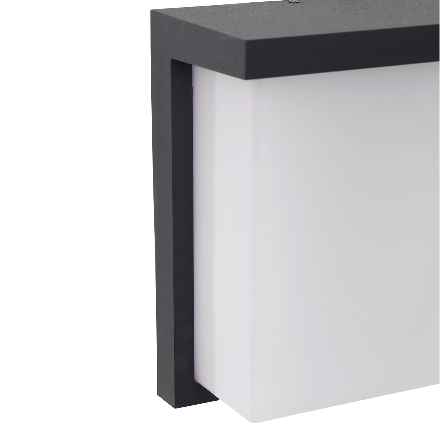 Aplique de pared exterior en aluminio "Block" - Potencia ajustable: 12W-14W-16W - CCT