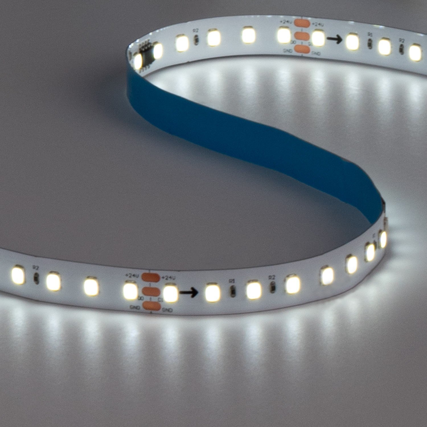 Tira LED monocolor inteligente IC 24V DC - 15W/m - IP20 - 120LED/m - Ancho 10mm - 10 metros