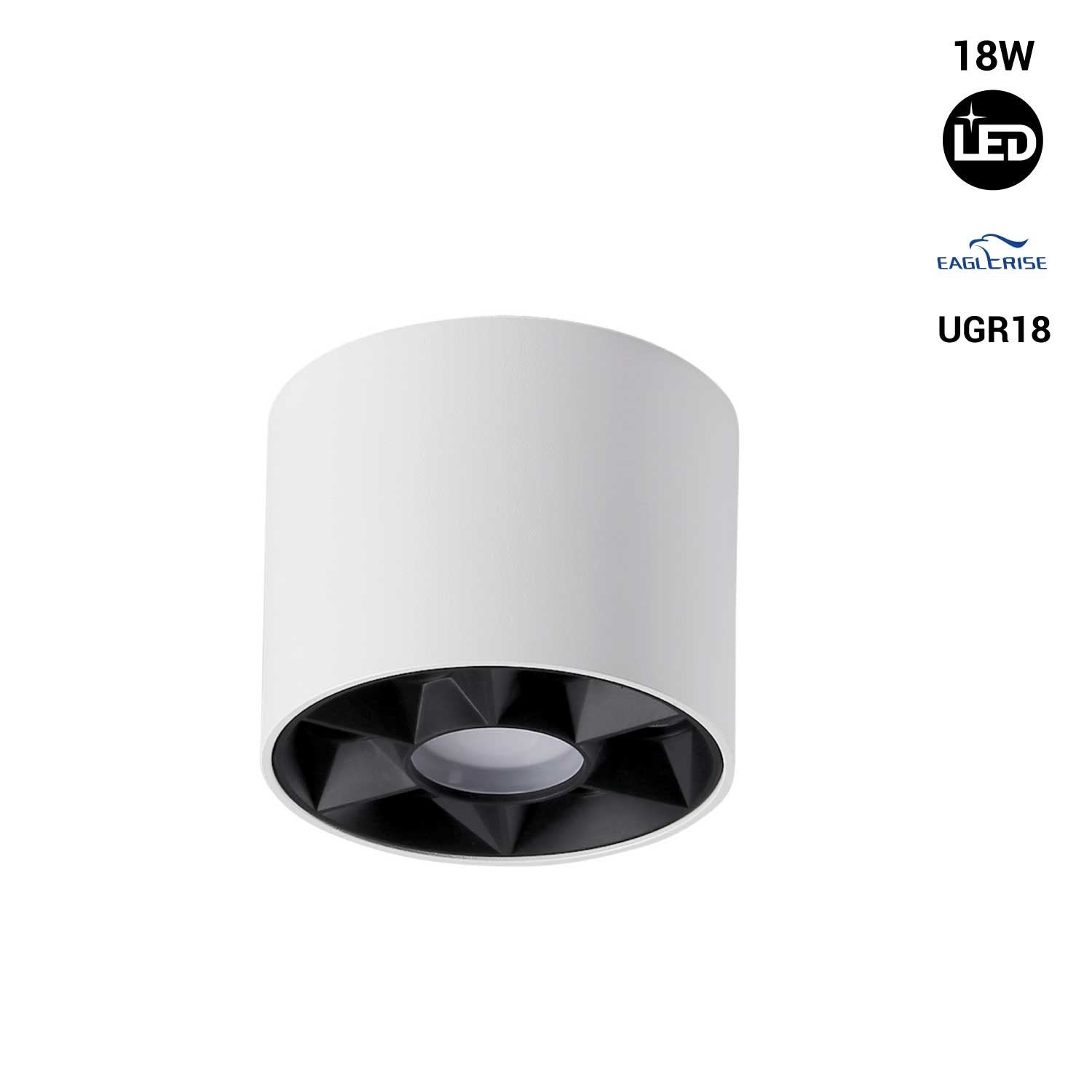 Aplique de techo LED 8W - UGR18 - Driver Eaglerise