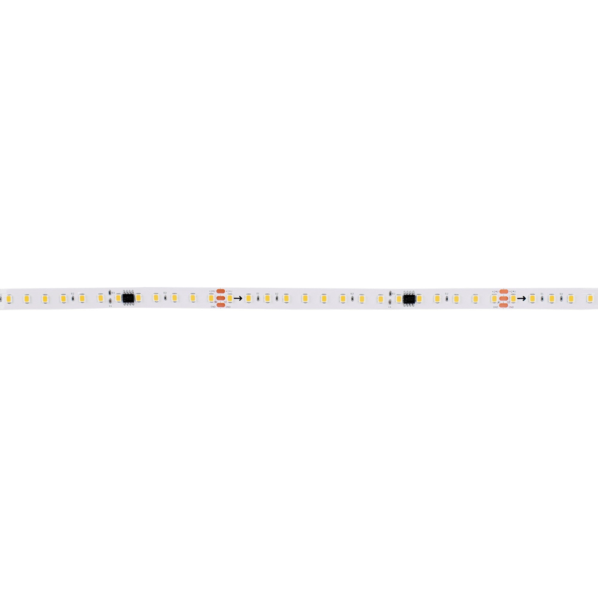 Tira LED monocolor inteligente IC 24V DC - 15W/m - IP20 - 120LED/m - Ancho 10mm - 10 metros