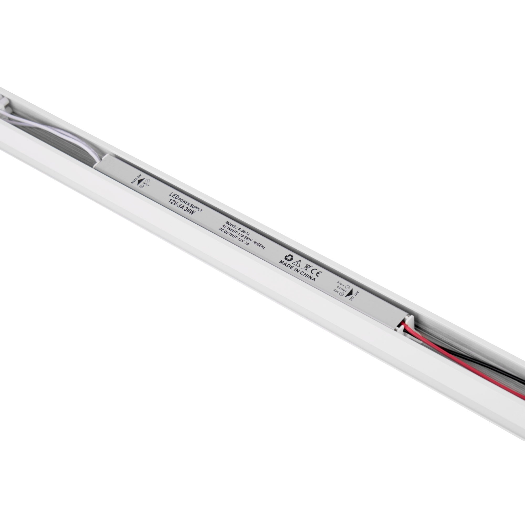 Aplique de pared lineal con LED integrado - 22W - 100cm - IP20