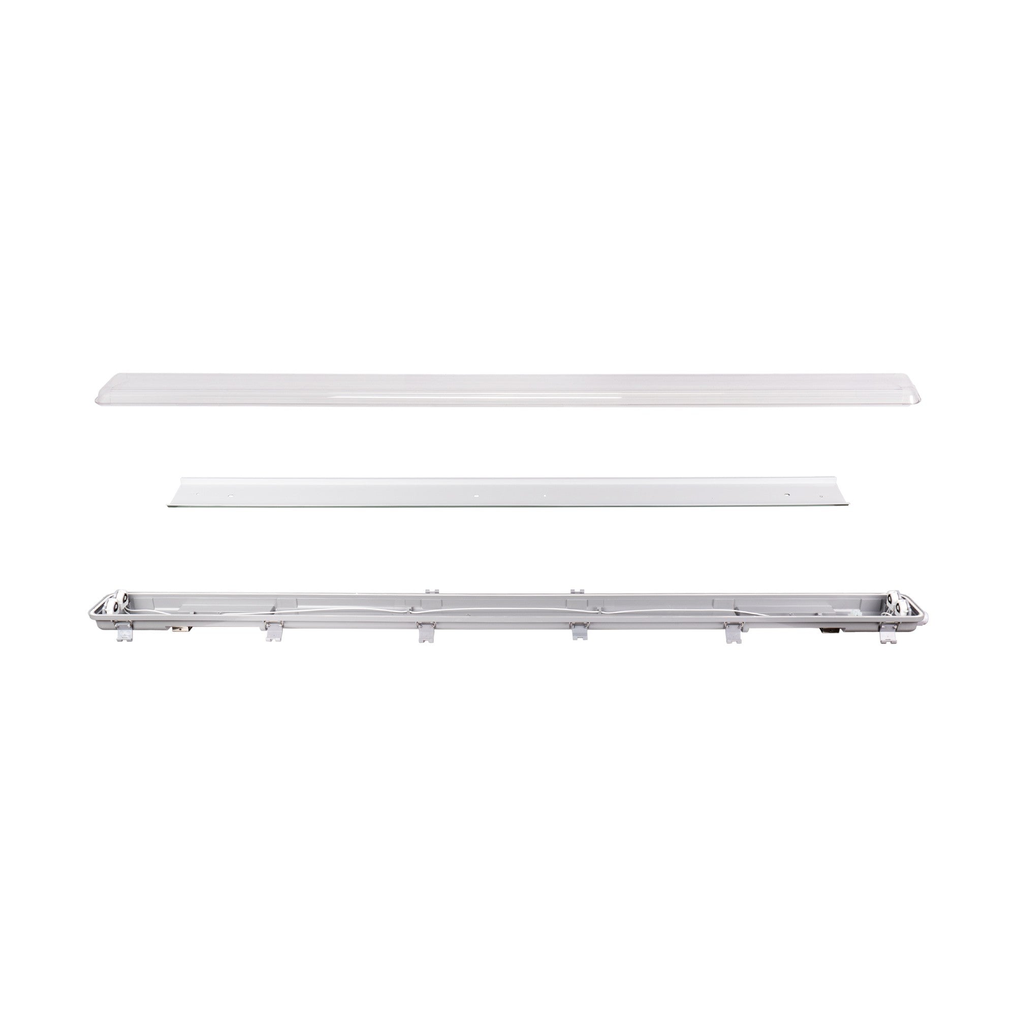 Pantalla estanca para 2 tubos LED 120cm - IP65