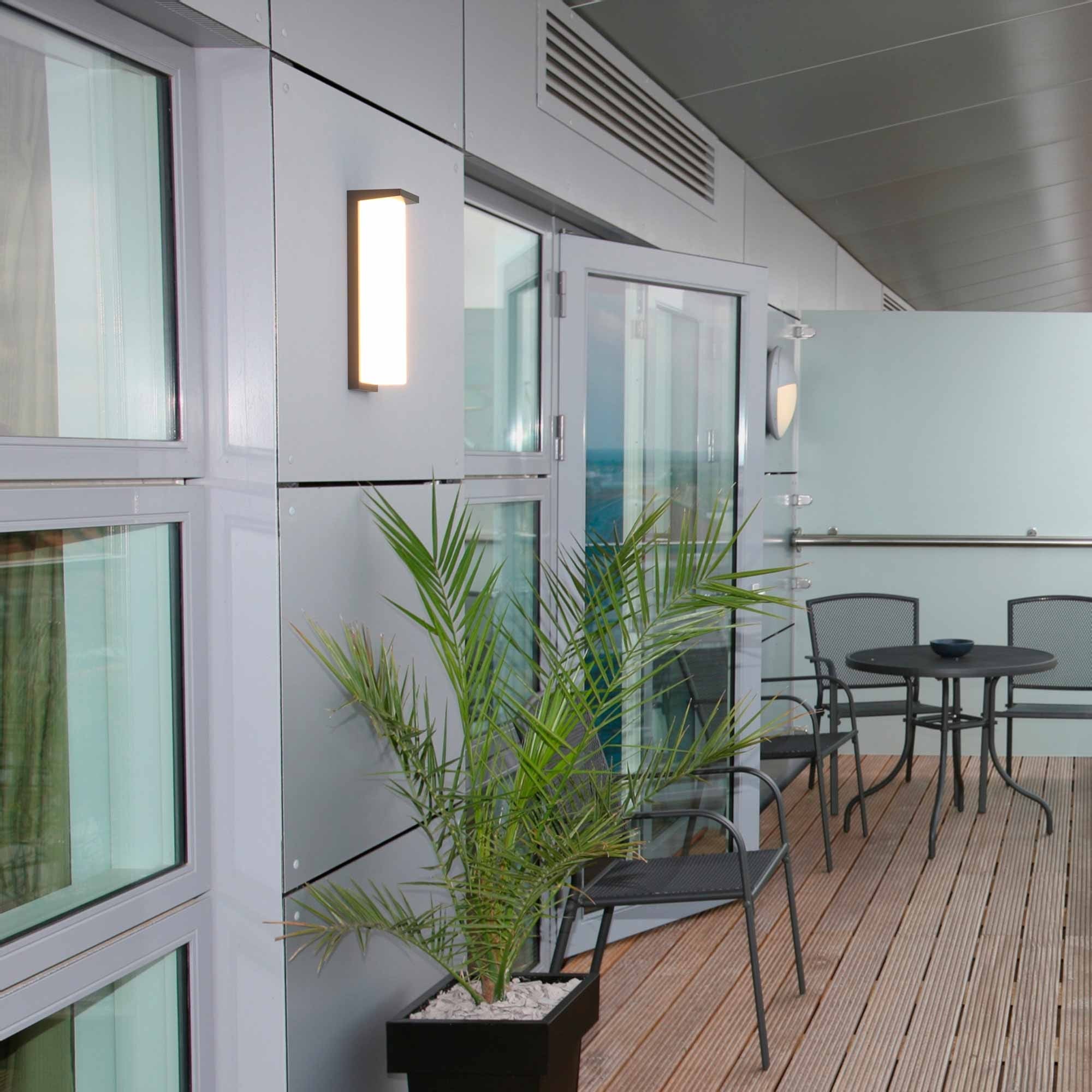 Aplique de pared exterior en aluminio "Retal" - Potencia ajustable: 18W-20W-22W - CCT- IP65